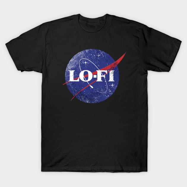 LOFI music NASA logo T-Shirt by VinagreShop